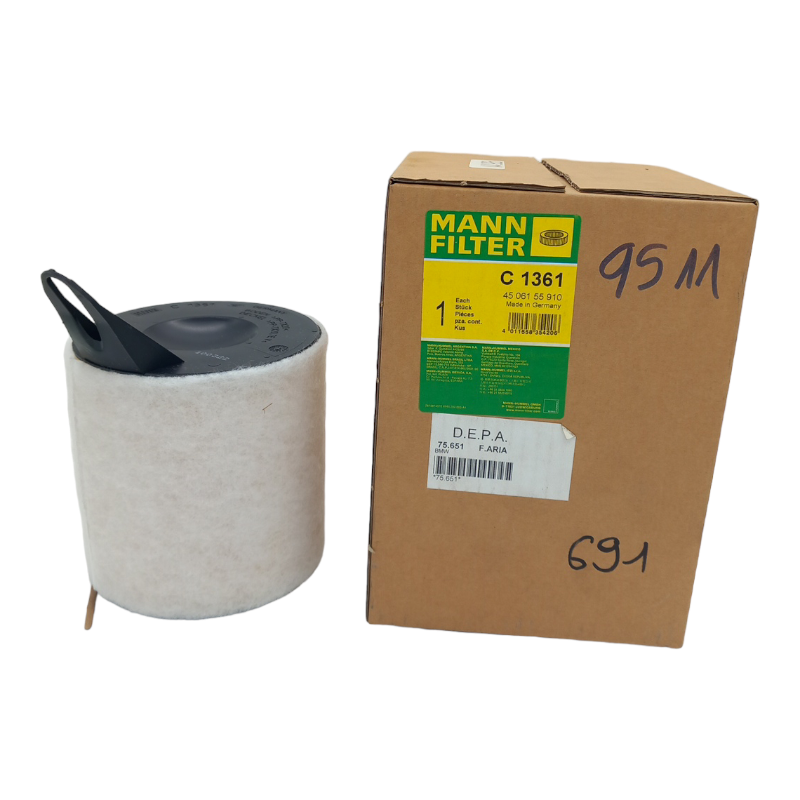 Filtro Aria Motore Mann Filter Codice.C1361 BIBA-RICAMBI