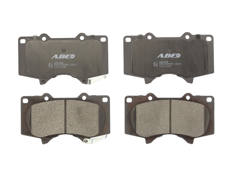 Kit 4 Pastiglie Freno Anteriori Compatibile Per Toyota FJ Cruiser Dal 2006-2018 BIBA-RICAMBI