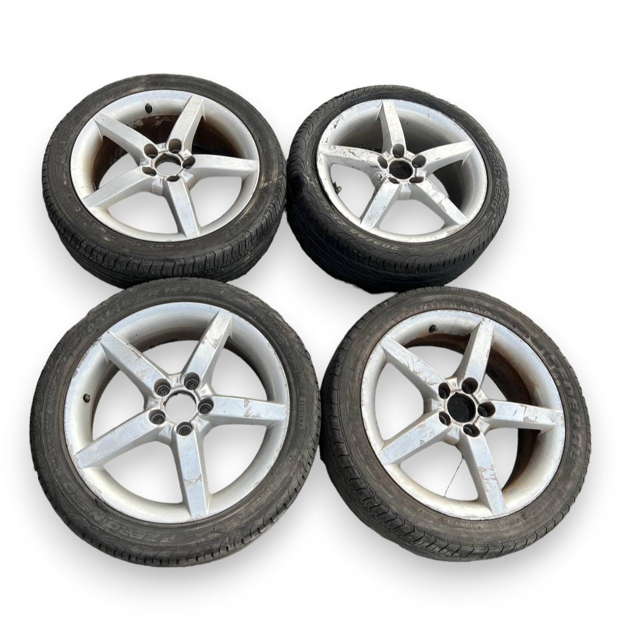 Set 4 cerchi in lega Seat Ibiza III (5 fori / 205 / 45 r16) cod.6l0601025l (2002 > 2009)