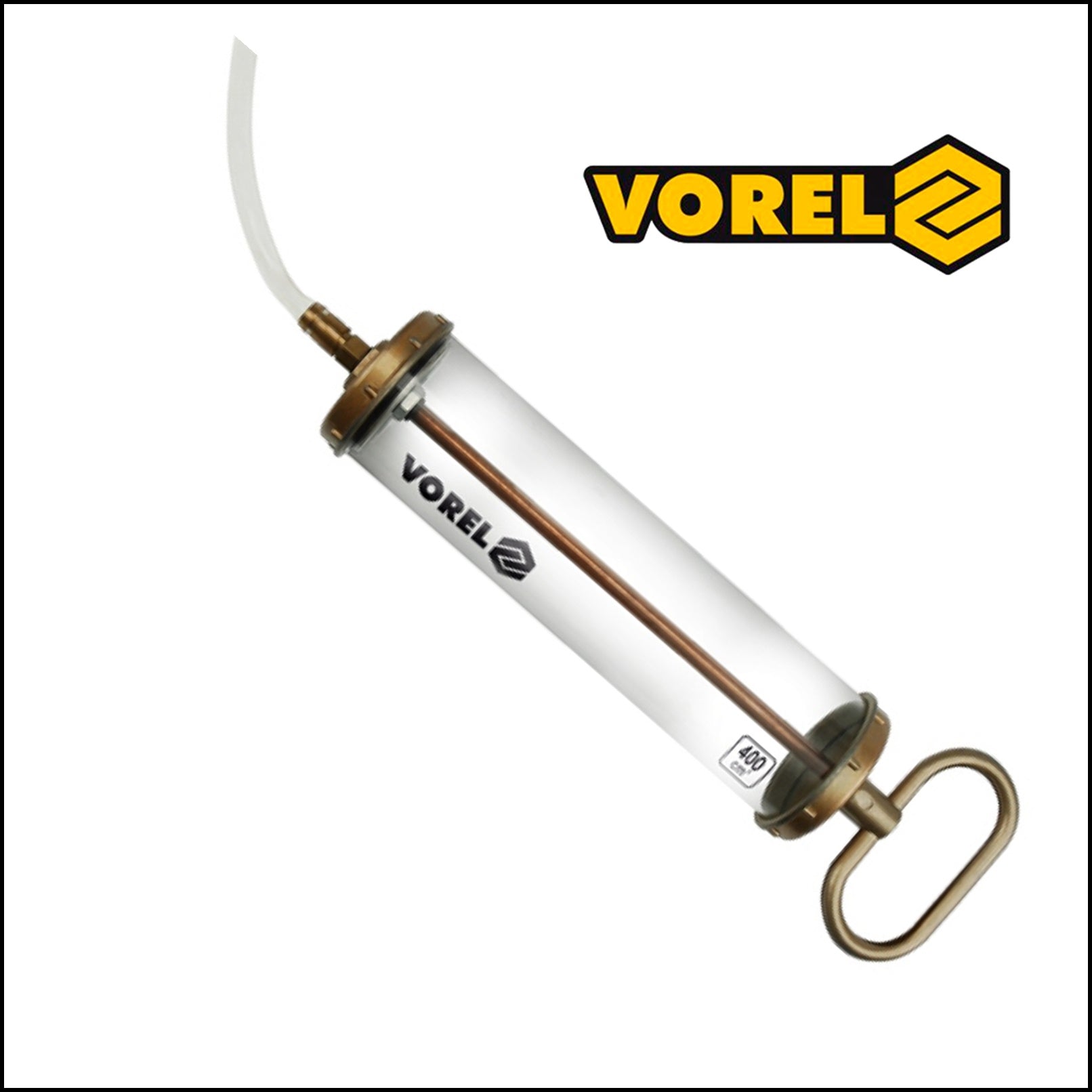 C.POMPA SIRINGA MANUALE PER OLIO 400 ml Marca VOREL BIBA-RICAMBI