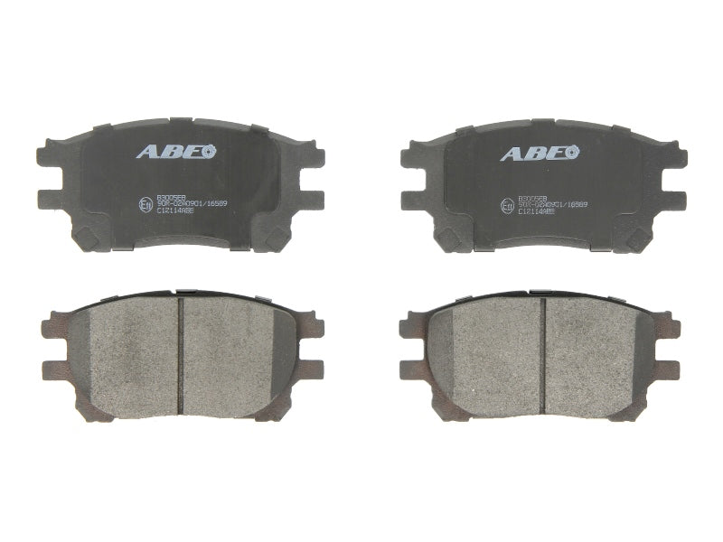 Kit 4 Pastiglie Freno Anteriori Compatibile Per Toyota Previa II (R3) dal 2000-2006 BIBA-RICAMBI