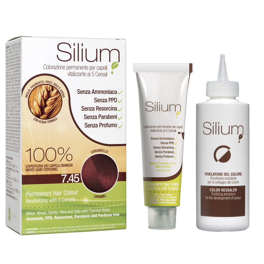 SILIUM COLORAZIONE CREMA CARAMELLO 7.45