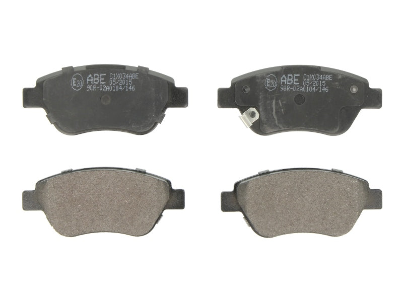 Kit 4 Pastiglie Freno Anteriori Compatibile Per Fiat Panda Dal 2004> BIBA-RICAMBI