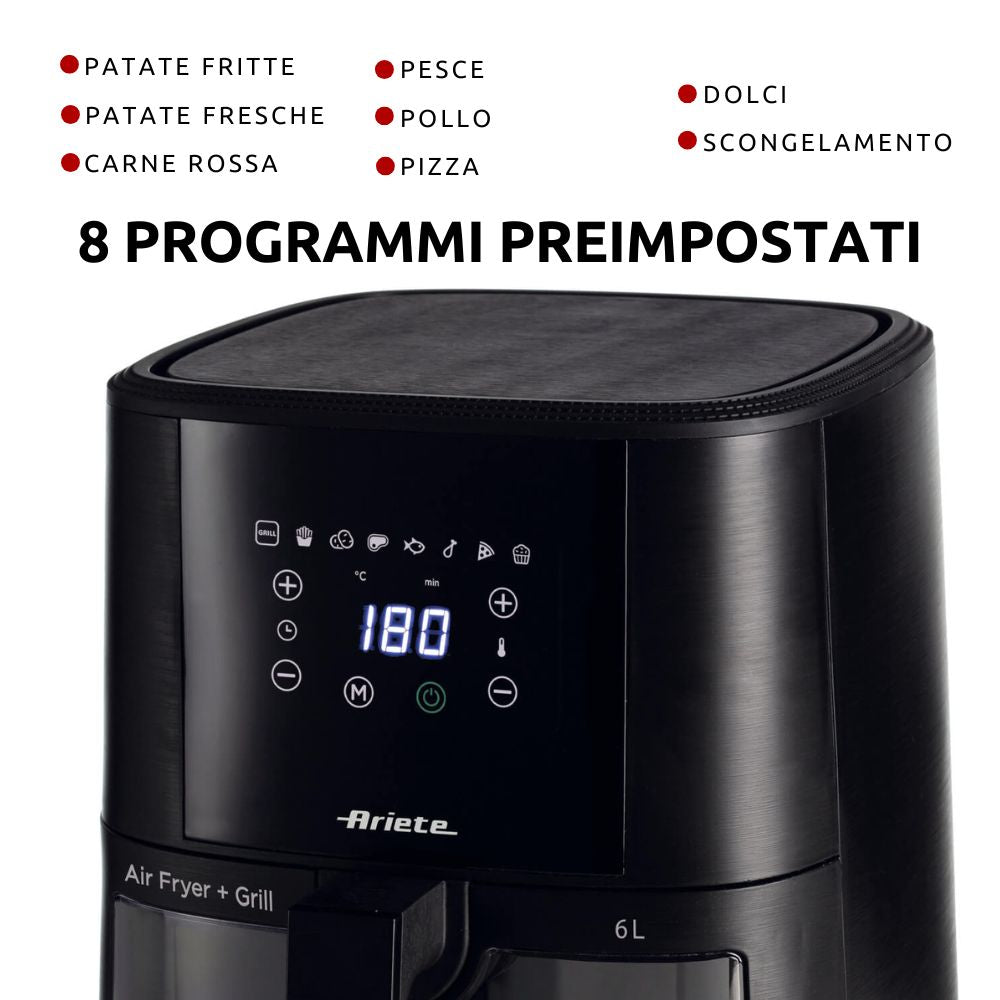 Friggitrice ad Aria 6L - BIBA-RICAMBI
