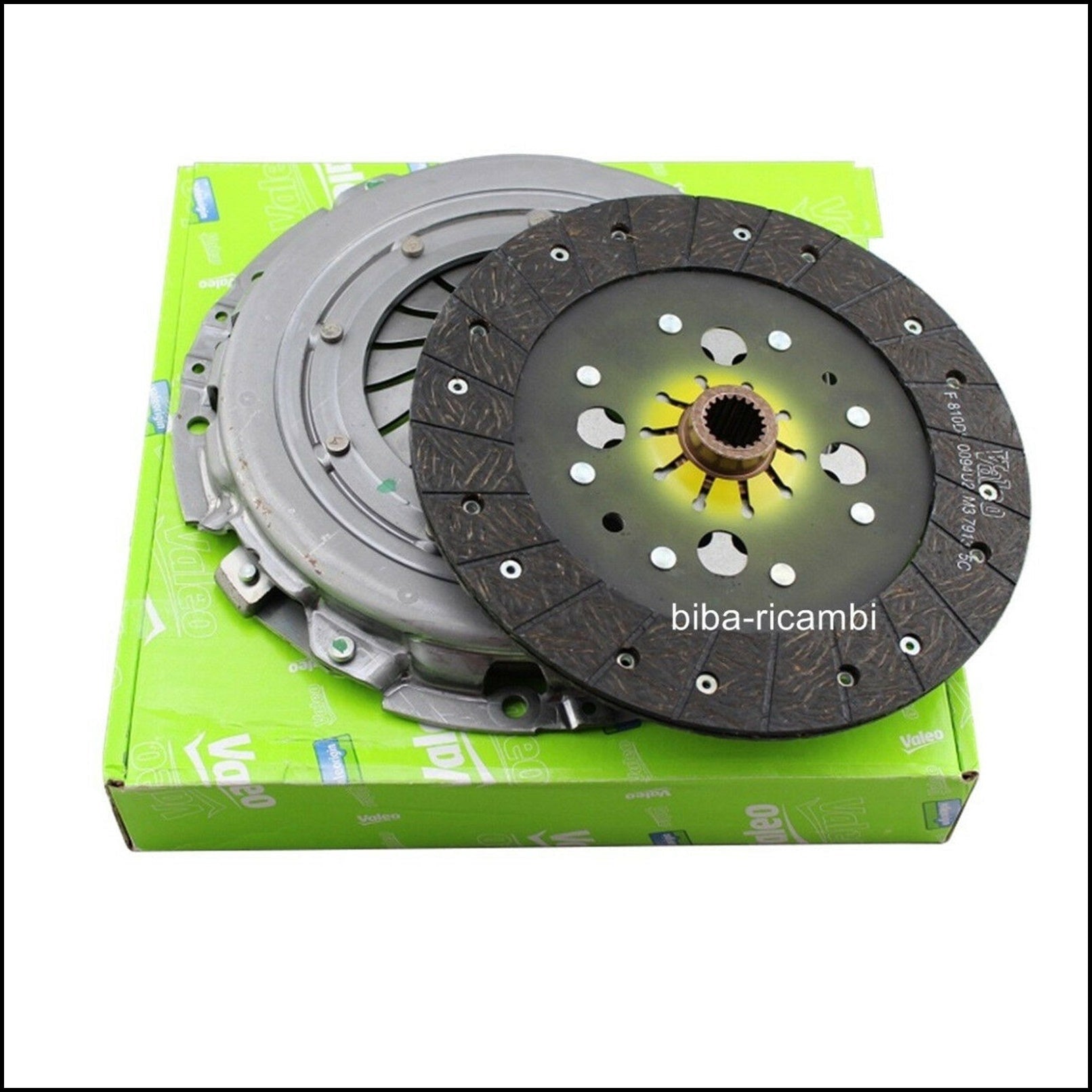 Kit Frizione Valeo Senza Cuscinetto Per Fiat Bravo | Brava | Doblo | Marea | Multipla | 1.900 JTD BIBA-RICAMBI