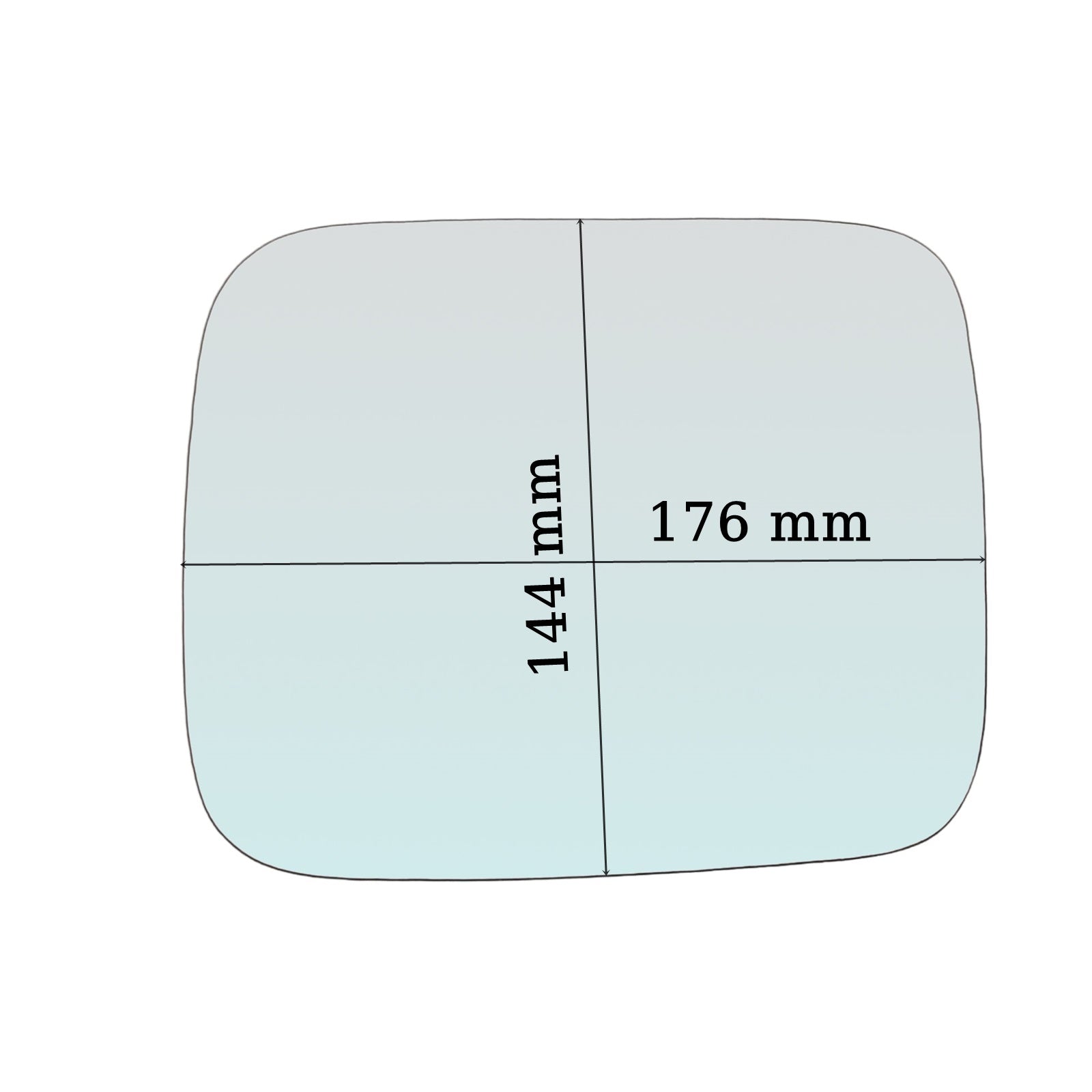 Vetro Specchio Asferico Lato SX-Guidatore Per Jeep Renegade (BU) dal 2014>...