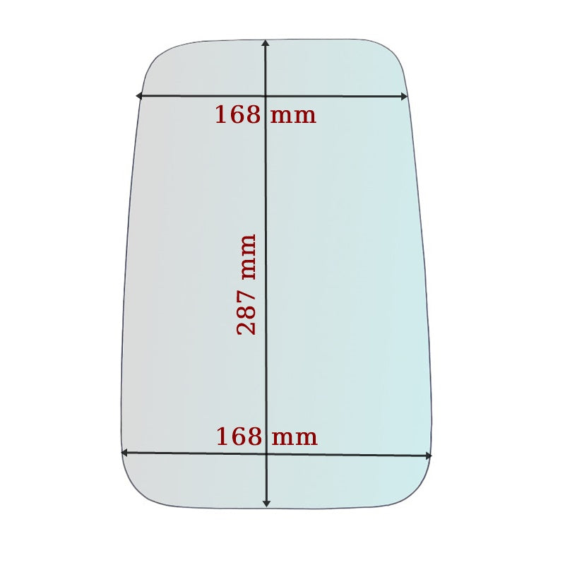 Vetro Specchio Retrovisore Lato SX Compatibile Per Mercedes LK/LN2 809D dal 1965-1996 - BIBA-RICAMBI