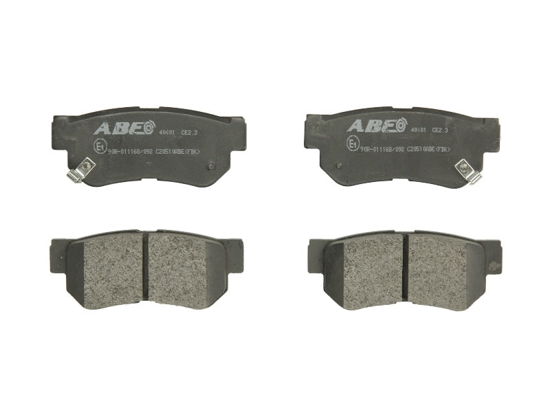 Kit 4 Pastiglie Freno Posteriori Compatibile Per Kia Magentis I (GD) dal 2001-2005 BIBA-RICAMBI