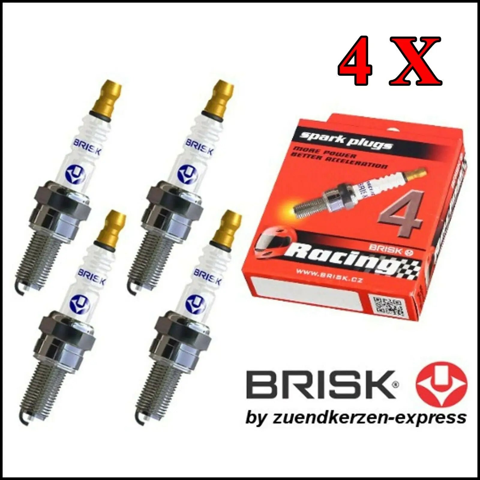 Kit 4 Candele Specifiche Gpl | Metano Adattabile Ford Grand C-Max (DXA) dal 2010> BIBA-RICAMBI