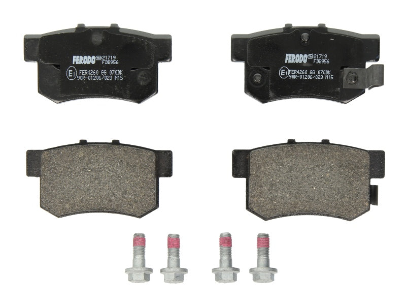 Kit 4 Pastiglie Freno Marca Ferodo Codice | FDB956 BIBA-RICAMBI