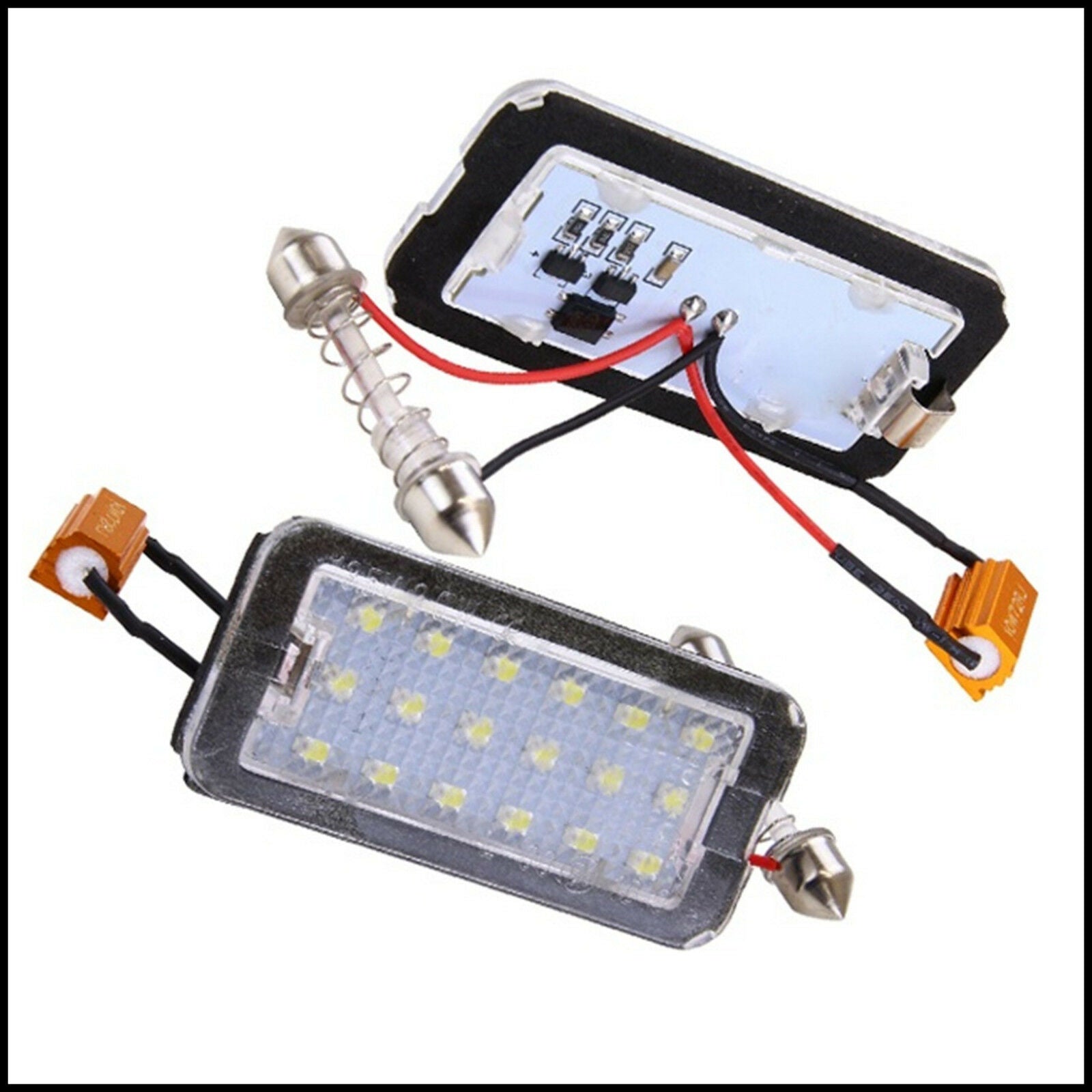 Luci Targa Led Placchette Plafoniere Specifiche Per Fiat 500 C (312) dal 2009> BIBA-RICAMBI