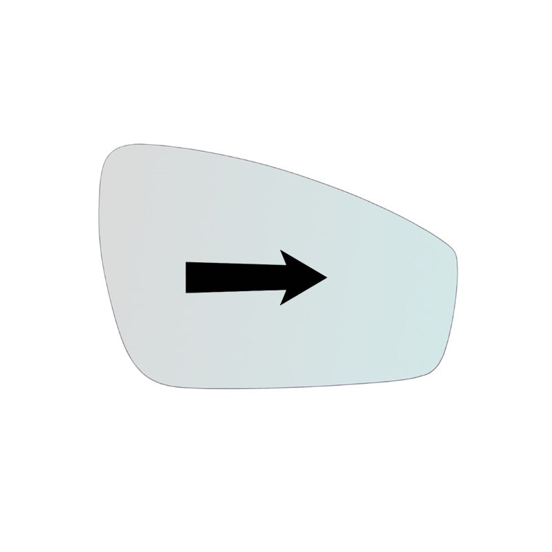 Vetro Specchio Asferico Lato DX-Passeggero Per Volkswagen Tiguan III (CT1) dal 2023>