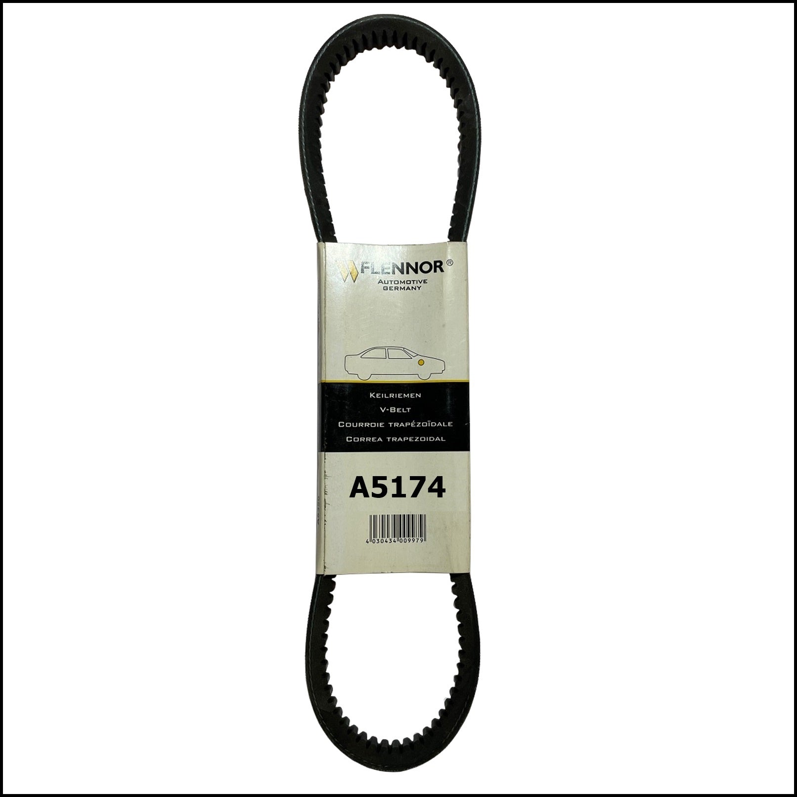 Cinghia Trapezoidale Alternatore Lunghezza 763x10 mm art.A5174 BIBA-RICAMBI