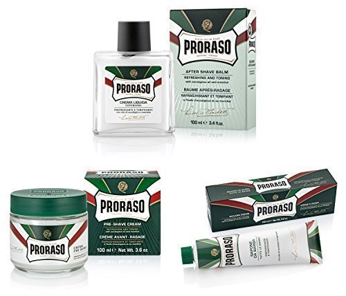 PRORASO KIT RASATURA PROFESSIONALE VERDE 003 - BIBA-RICAMBI