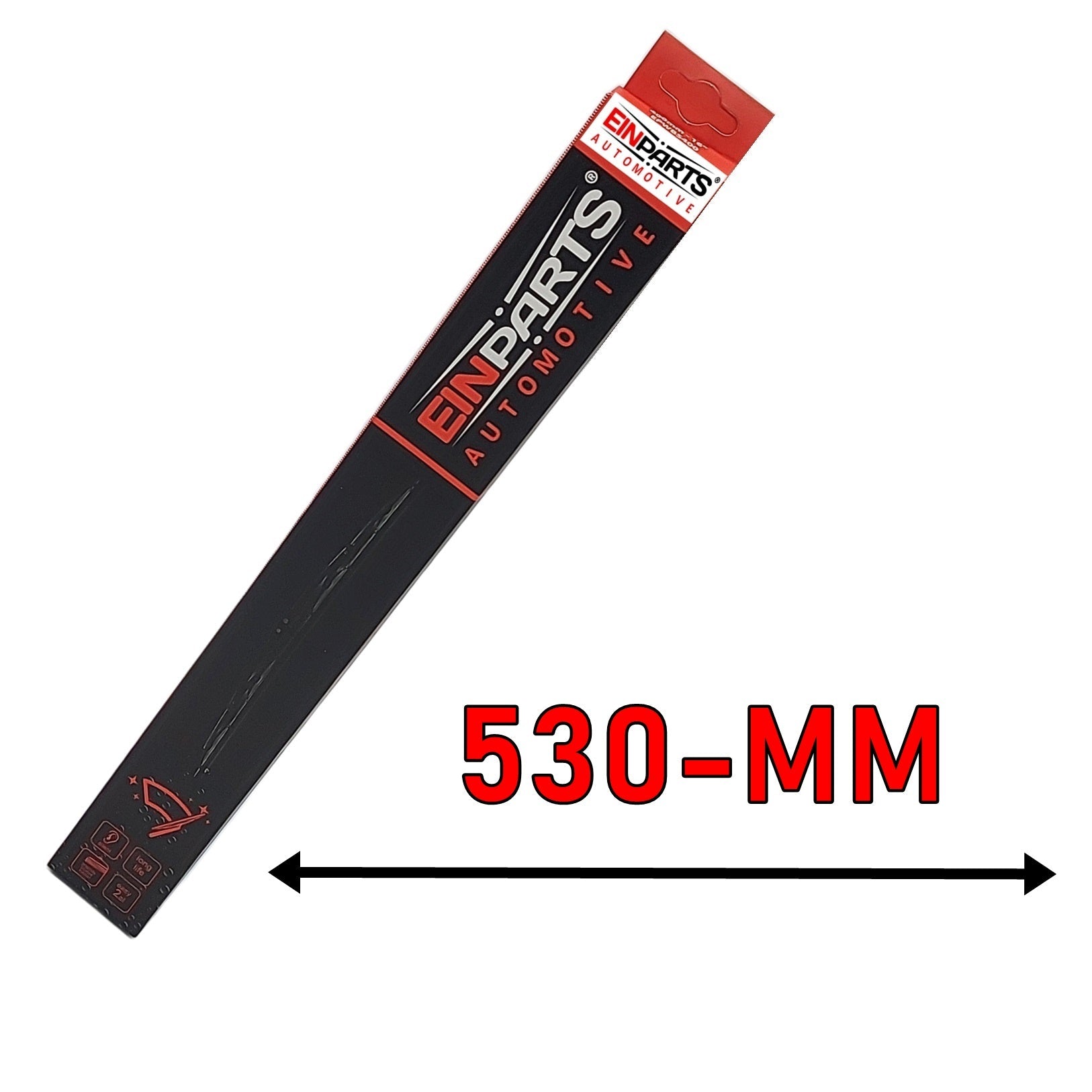 Spazzola Tergicristallo (ATTACCO CLASSICO) Lato SX-Guidatore - 530 mm BIBA-RICAMBI