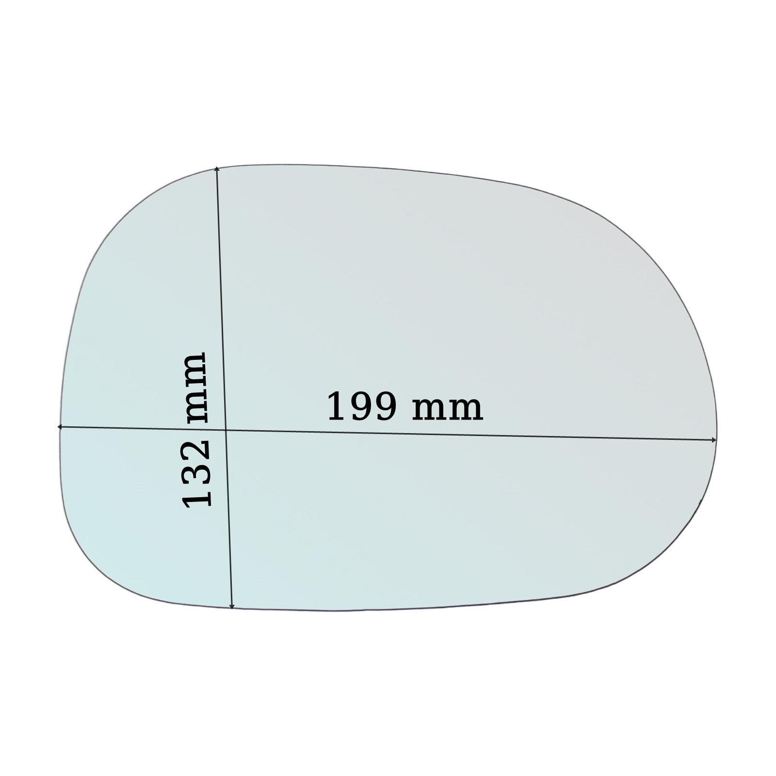Vetro Specchio Lato SX-Guidatore Per Mercedes ML (W163) solo 1997-2005