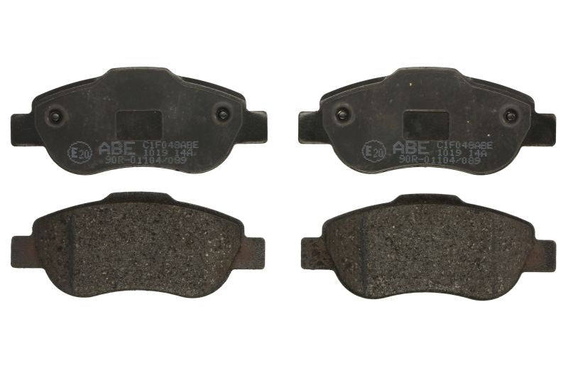 Kit 4 Pastiglie Freno Anteriori Compatibile Per Fiat Panda Dal 2003> BIBA-RICAMBI
