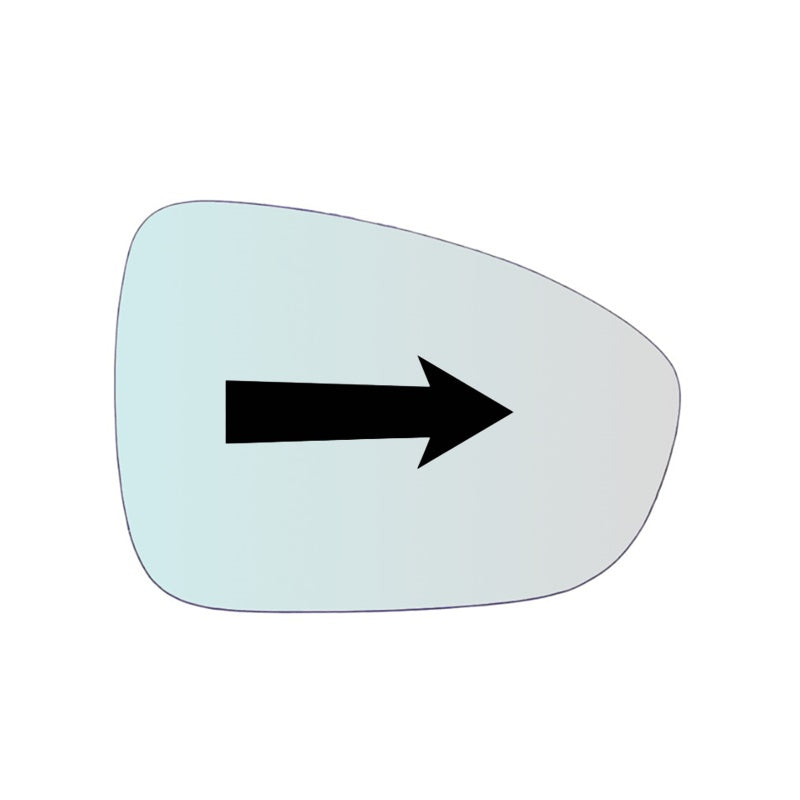 Vetro Specchio Retrovisore Lato DX-Passeggero Per Dacia Sandero III dal 2021>