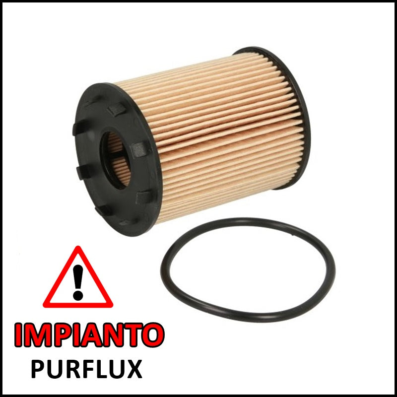 A. Filtro Olio Motore Motore Euro 4 [solo per impianto purflux] art.7408 BIBA-RICAMBI