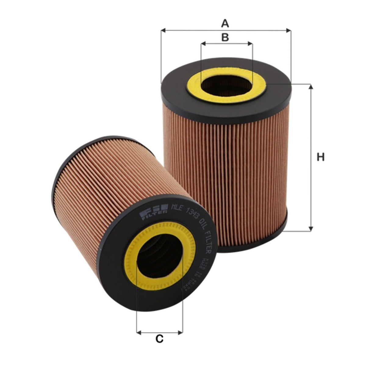 Filtro Olio Motore Adattabile Per Camion Liebherr Ltc Ltm | Man E2000 F2000 Hocl BIBA-RICAMBI