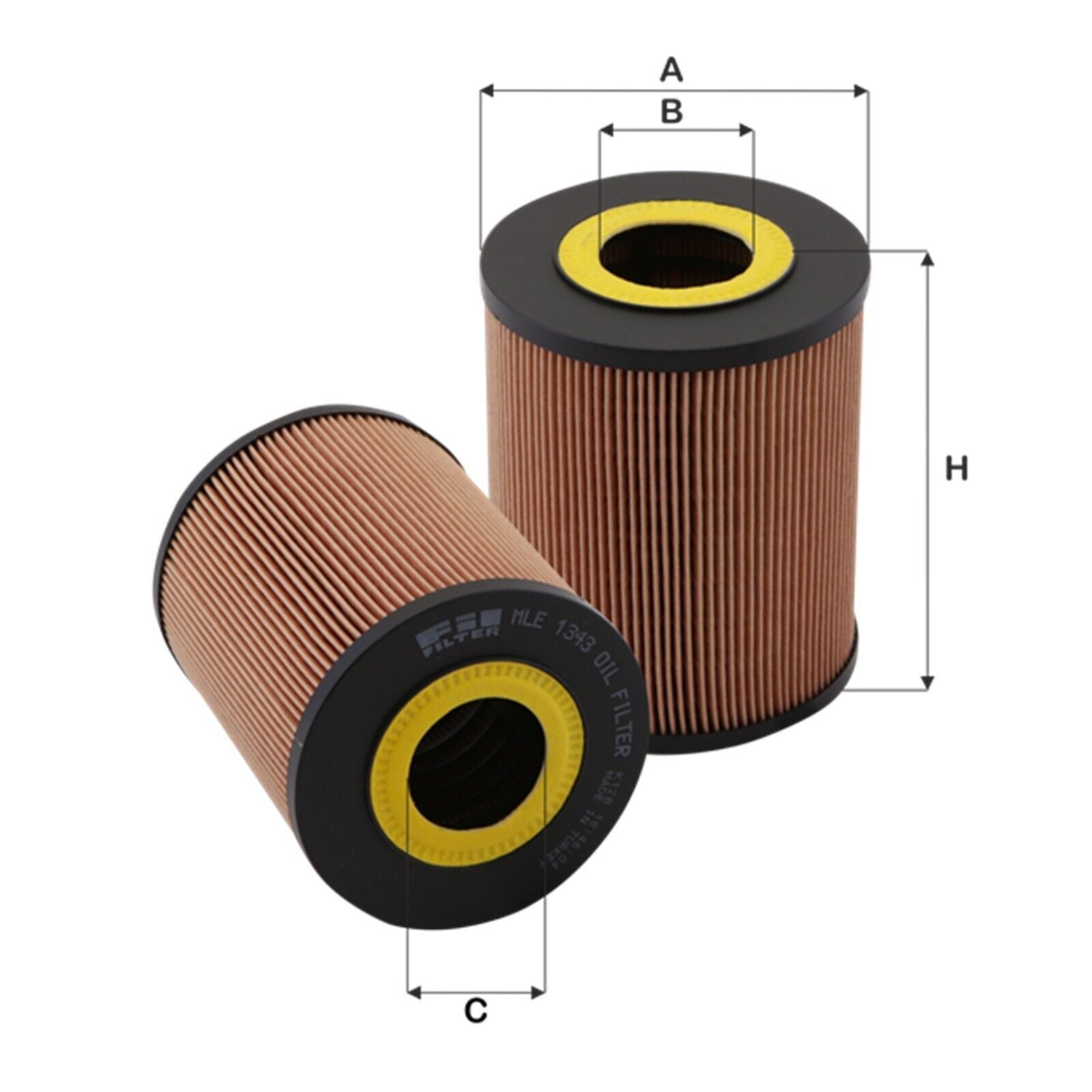 Filtro Olio Motore Adattabile Per Camion Man Lions Tga Tgs Tgx BIBA-RICAMBI