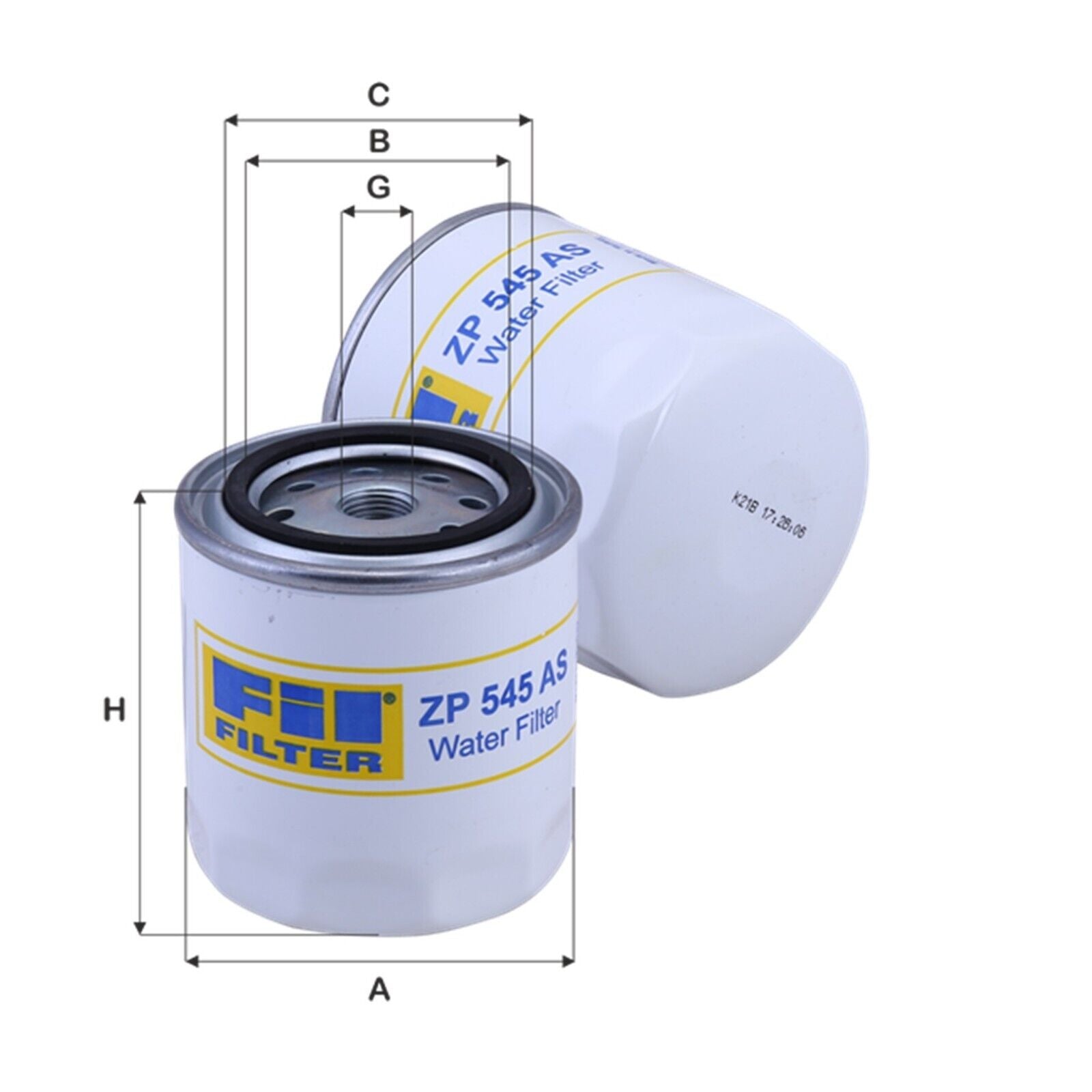 Filtro Olio Motore Adattabile Per Camion Adams Ag Chem Agco Aktiv Fischer Astra BIBA-RICAMBI