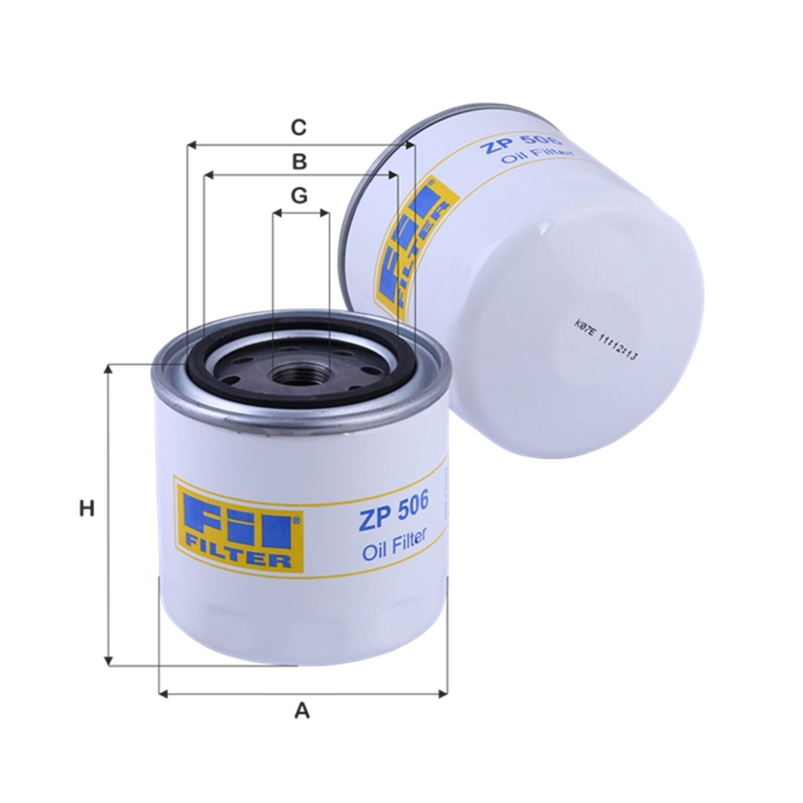 Filtro Olio Motore Adattabile Per Camion Abg Aebi Agco Akerman Aktiv Fischer BIBA-RICAMBI