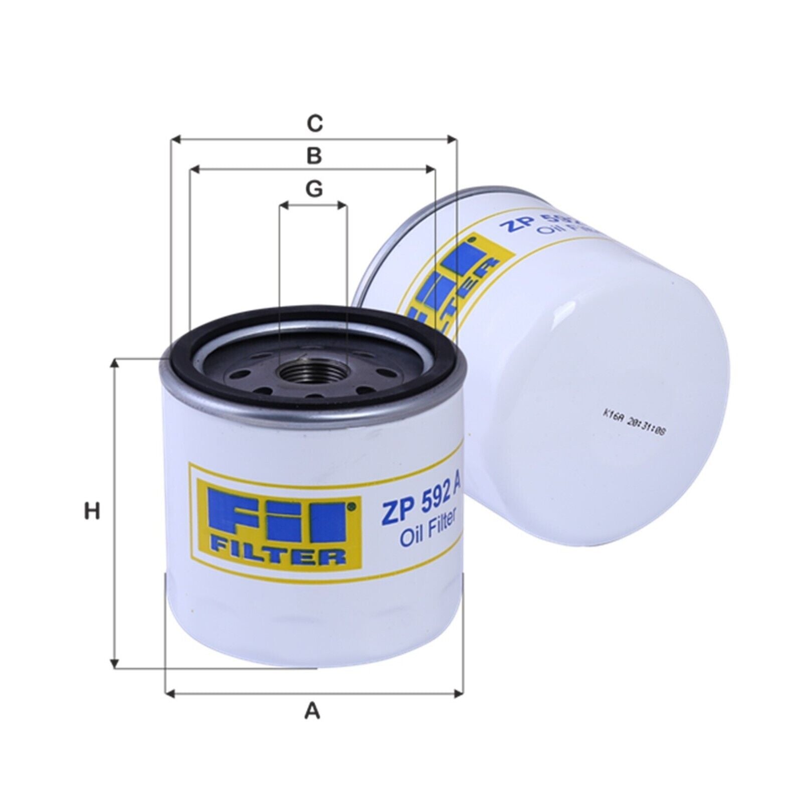 Filtro Olio Motore Adattabile Per Dodge Ram |Ford Fiesta Focus Tourneo Transit BIBA-RICAMBI