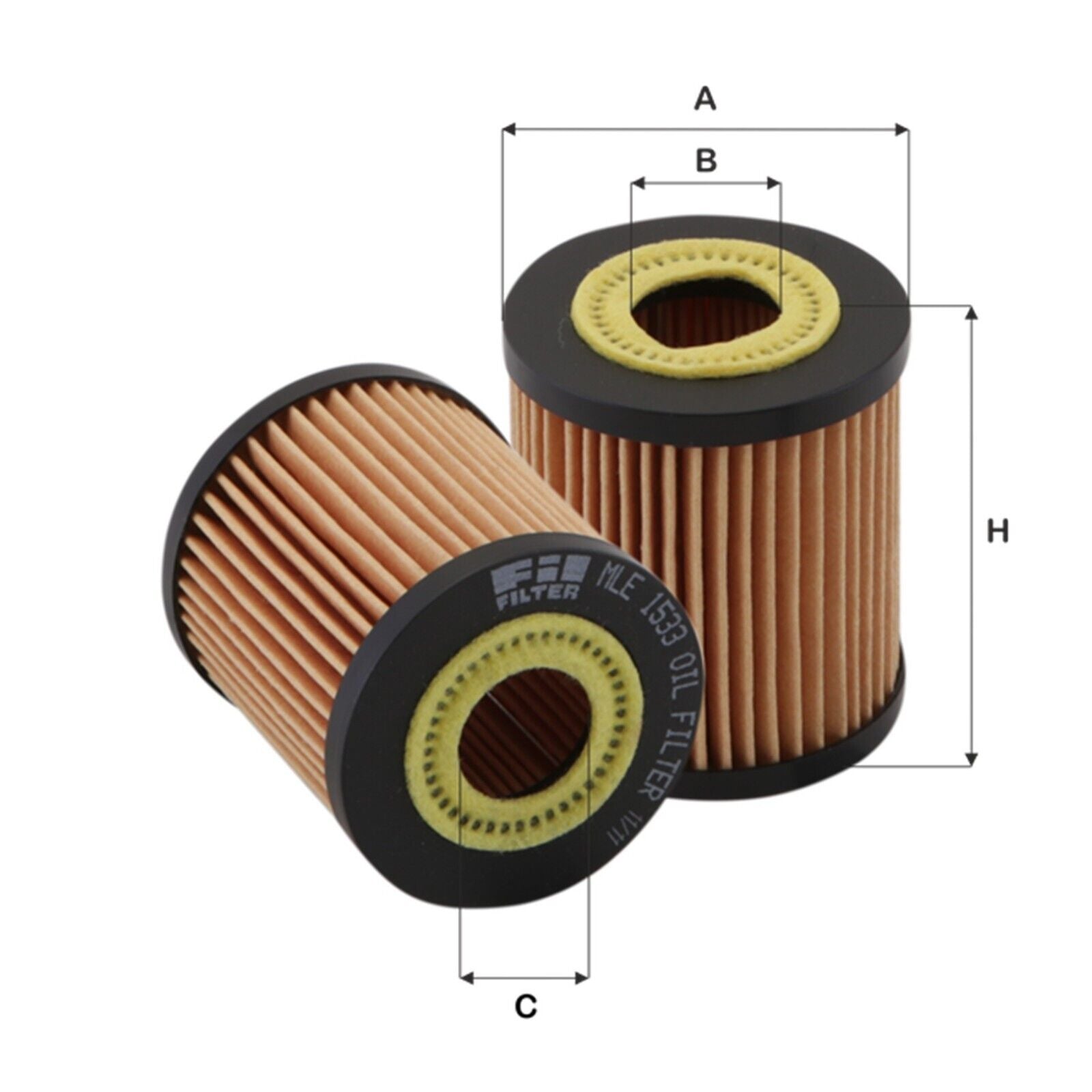 Filtro Olio Motore Adattabile Per BMW Serie 1  Serie 3  Serie 5  X1  X3  Z4 BIBA-RICAMBI