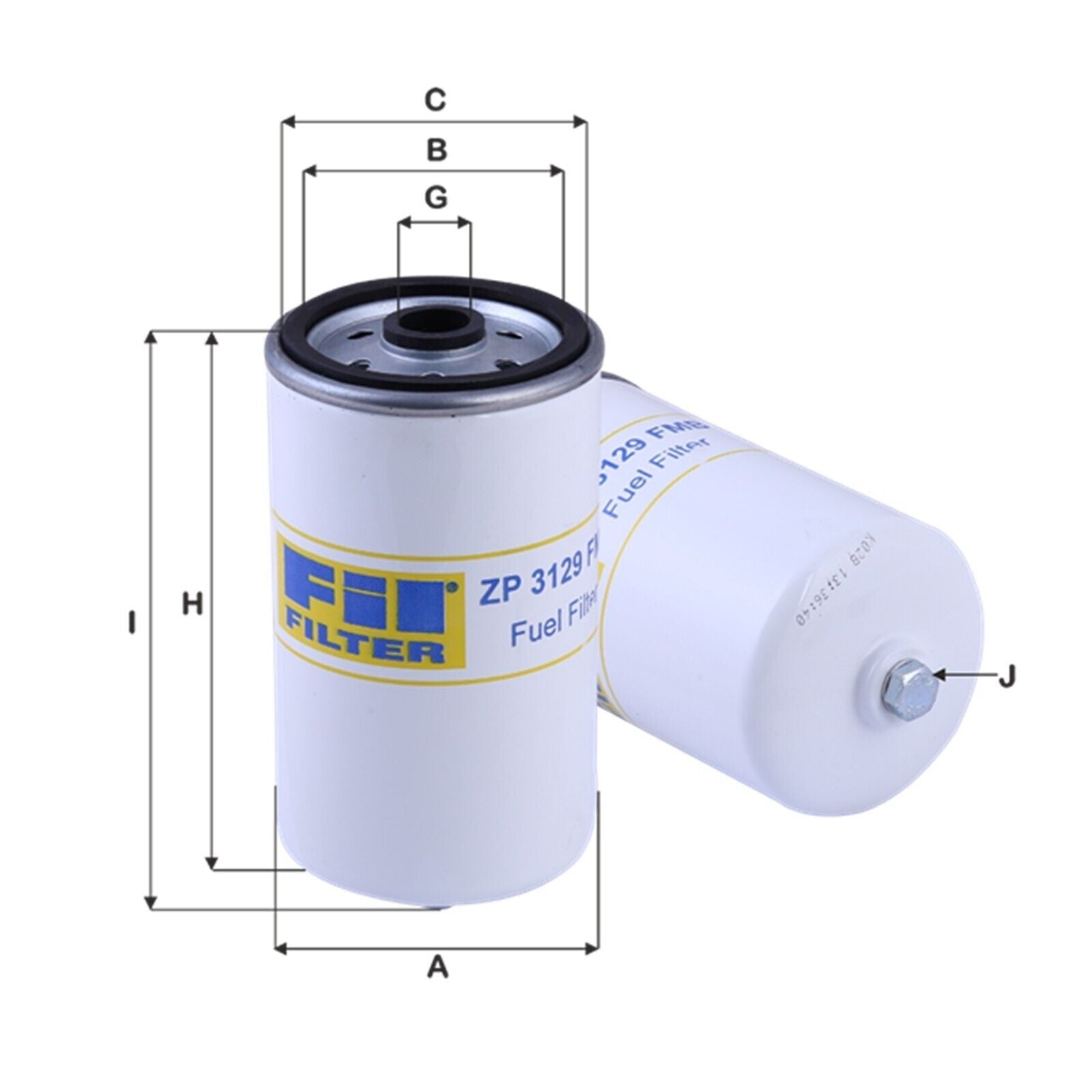 Filtro Carburante Adattabile Per Camion Abg |Aebi |Ag Chem |Agco |Agco-Allis BIBA-RICAMBI