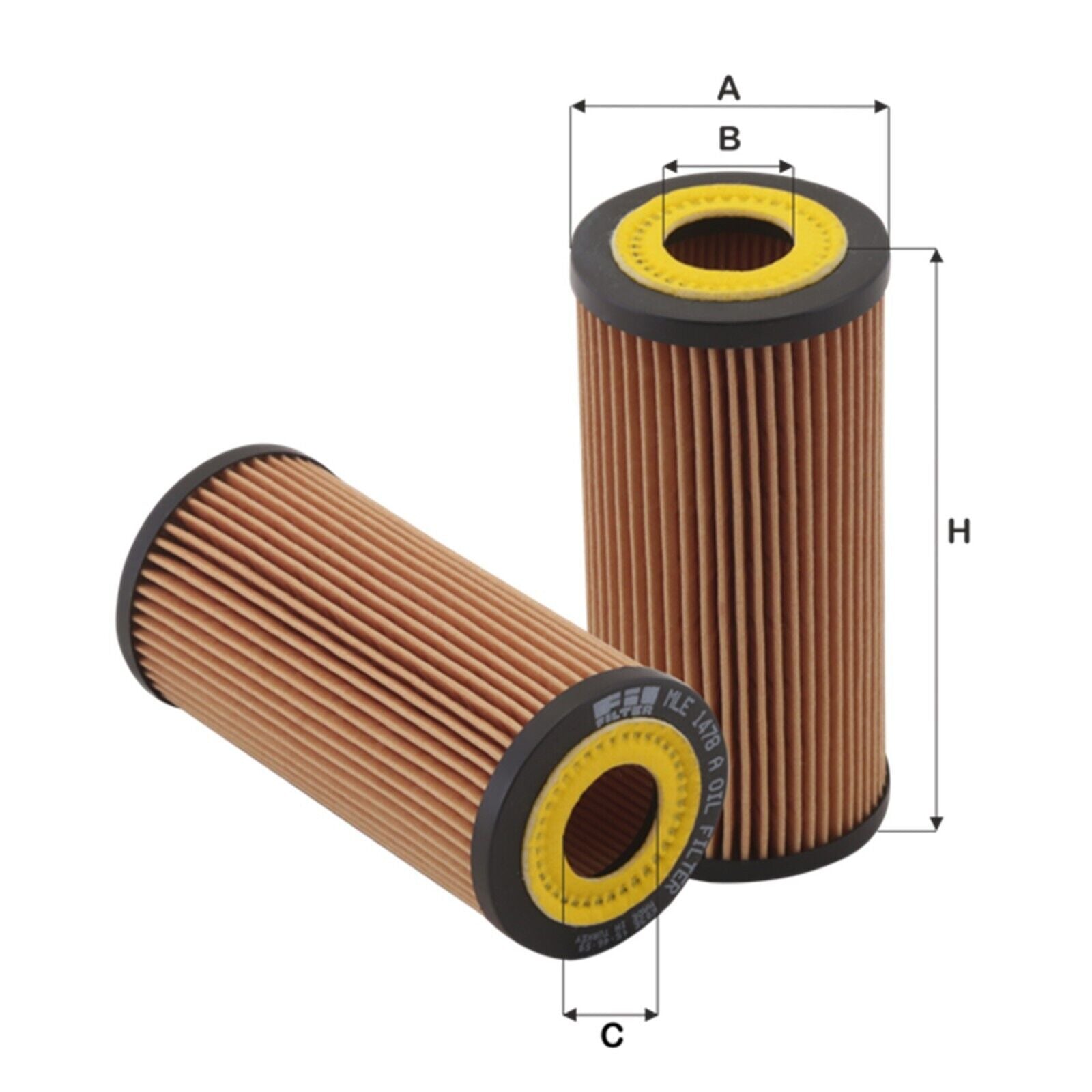 Filtro Olio Motore Adattabile Per Mercedes-Benz C-Class  E-Class  S-Class BIBA-RICAMBI