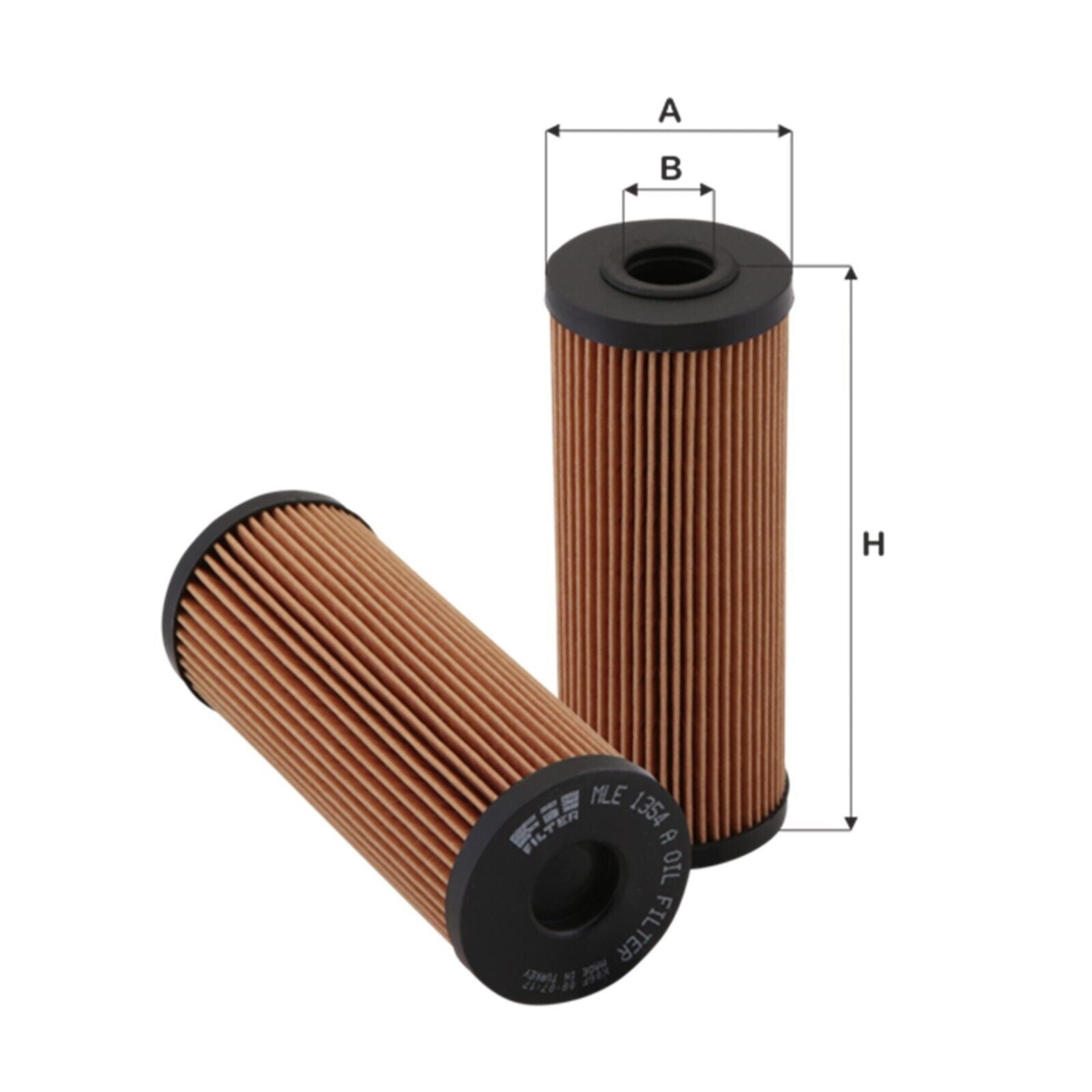 Filtro Olio Motore Adattabile Per Daewoo Korando Musso Rexton | MB 124 C-Class BIBA-RICAMBI