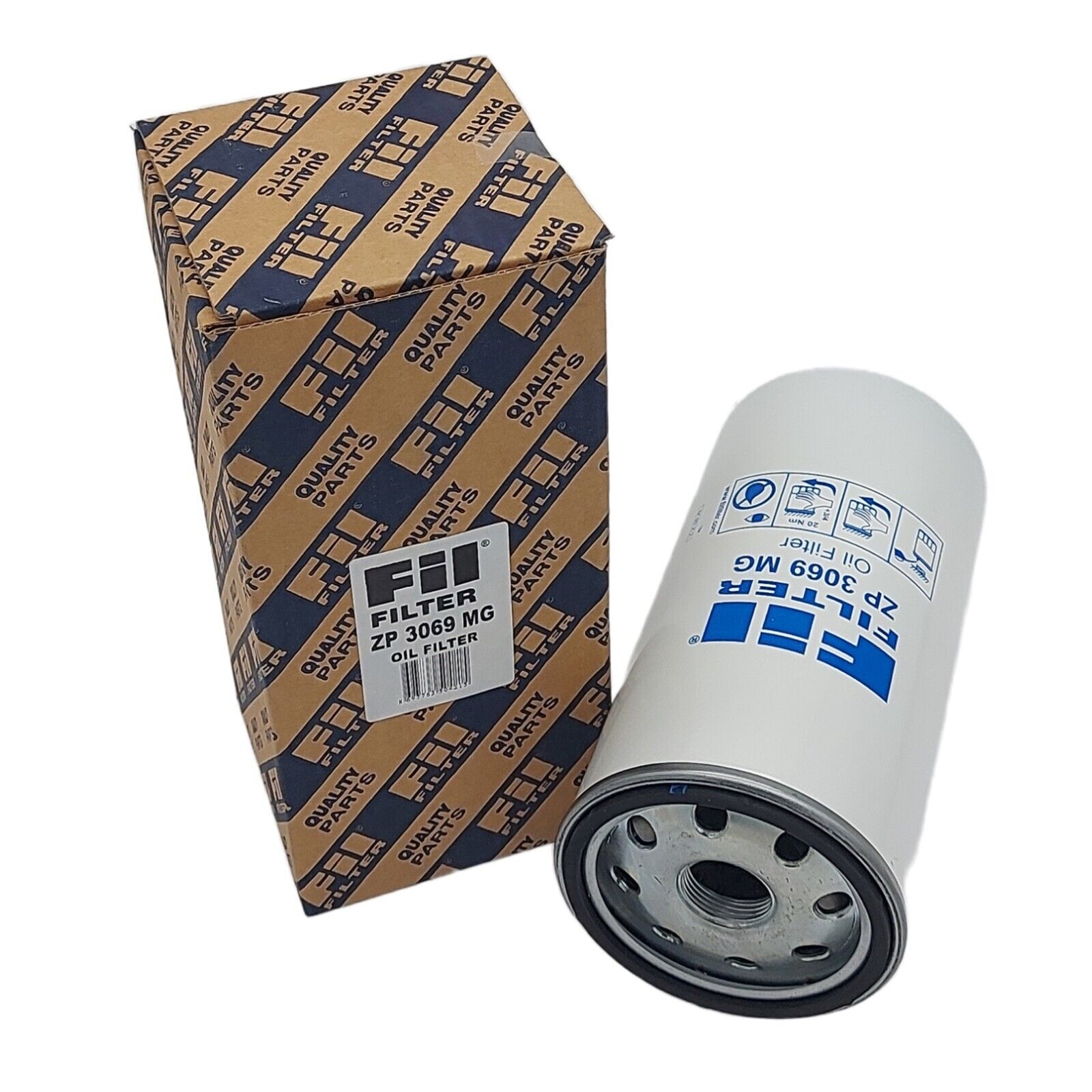 Filtro Olio Motore Adattabile Per Camion Astra HD | HD 7-C | HD 8 BIBA-RICAMBI