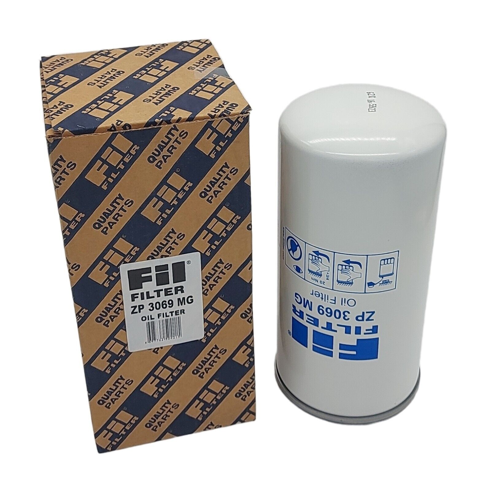 Filtro Olio Motore Adattabile Per Camion Astra HD | HD 7-C | HD 8 BIBA-RICAMBI
