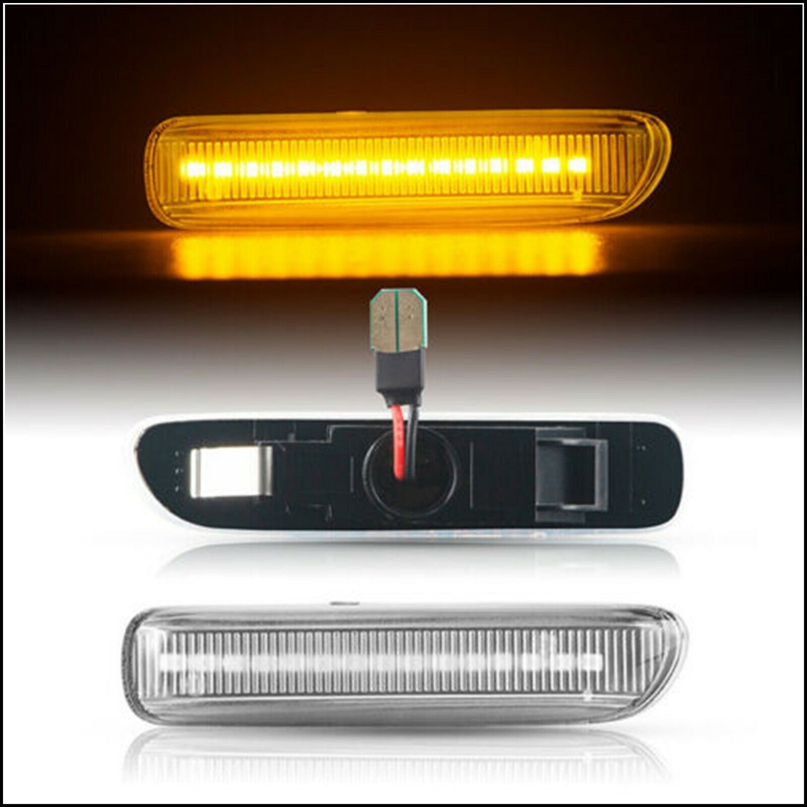Indicatori Frecce Laterali a led BMW Serie 3 (E46) dal 09/1999-03/2003 art.7145 BIBA-RICAMBI