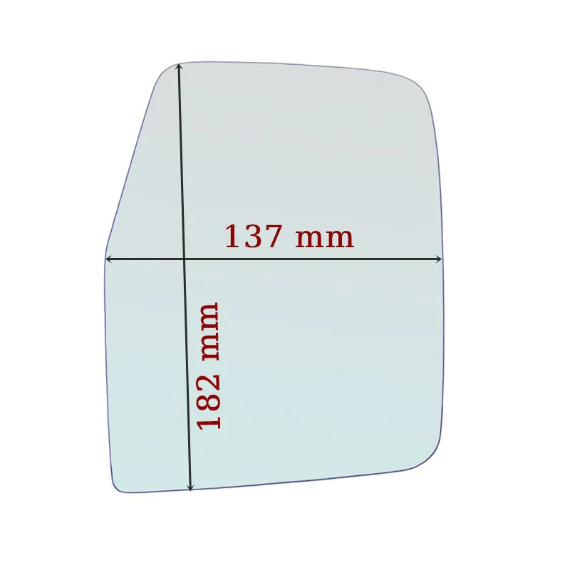Vetro Specchio Retrovisore Lato SX Per Nissan Patrol GR (Y60) dal 1986-1994