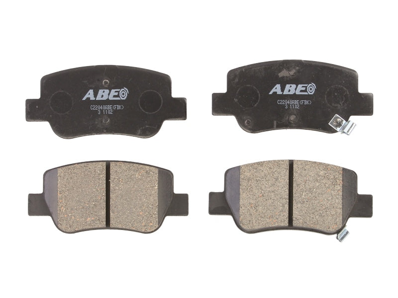 Kit 4 Pastiglie Freno Posteriori Compatibile Per Toyota Avensis (T27) Dal 2009-2018 BIBA-RICAMBI