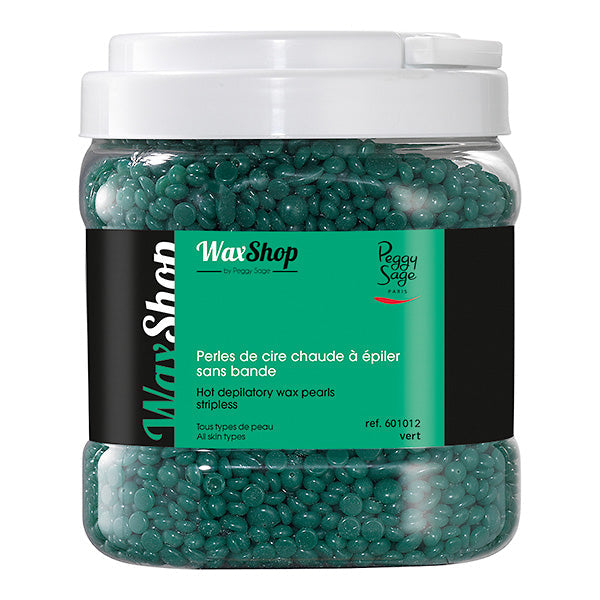 PEGGY SAGE  PERLE DI CERA DEPILATORIA A CALDO 1KG VERT - BIBA-RICAMBI