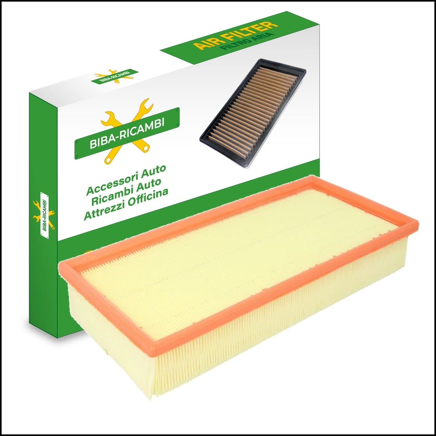 Filtro Aria Motore Adattabile Opel Astra J 1.8 Benzina 103kw/140cv dal 2011-2015 BIBA-RICAMBI