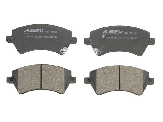 Kit 4 Pastiglie Freno Anteriori Compatibile Per Toyota Corolla (E12) Dal 2001-2007 BIBA-RICAMBI