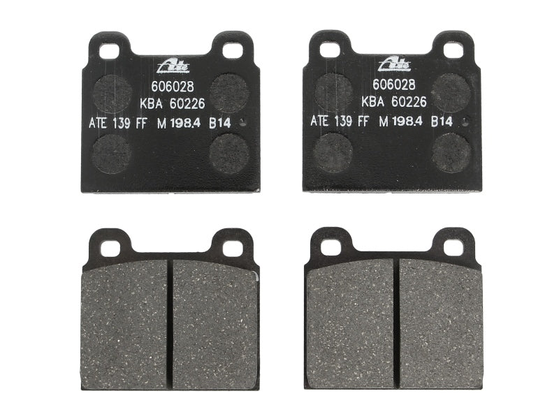 Kit 4 Pastiglie Freno Marca ATE Codice | 13.0460-6028.2 BIBA-RICAMBI