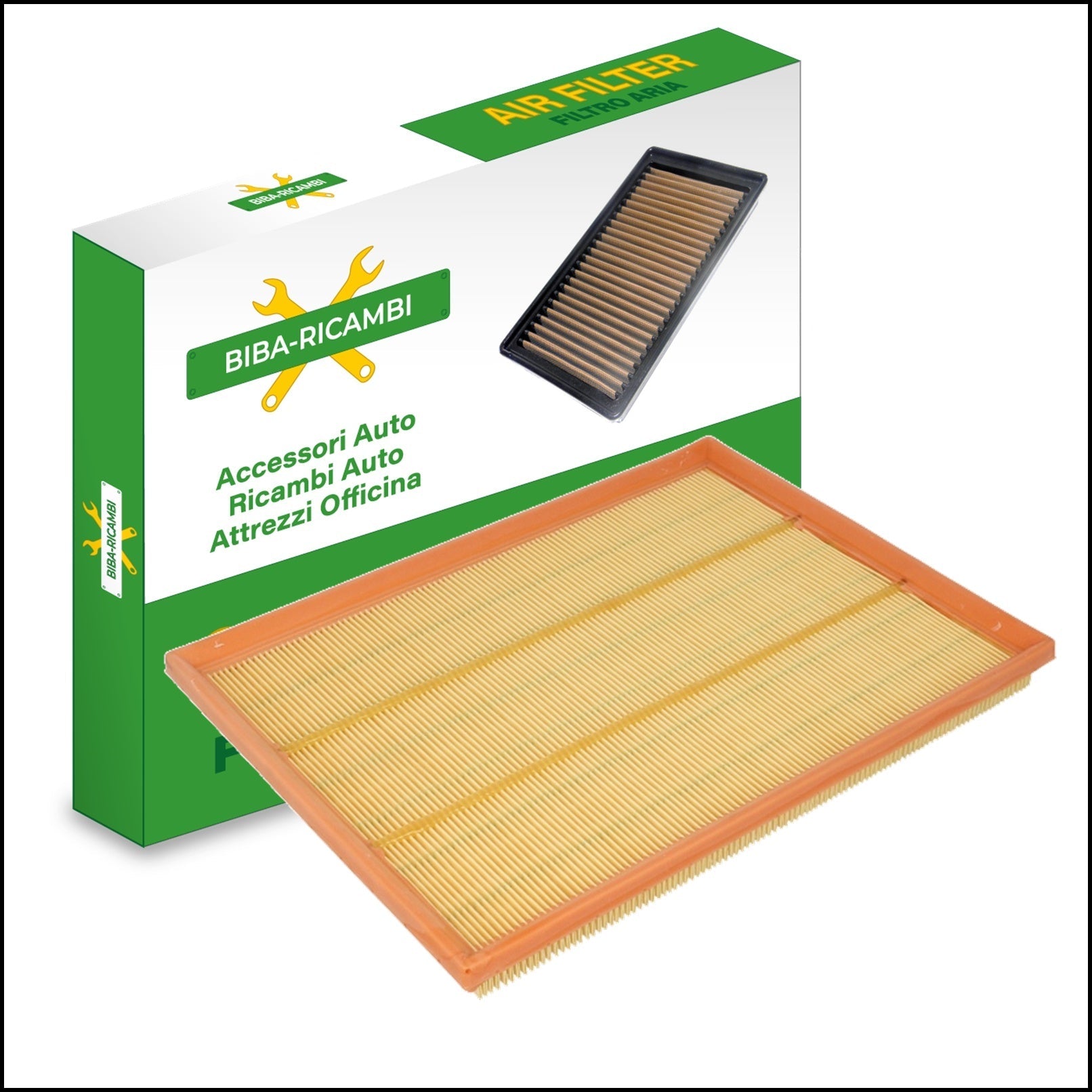 Filtro Aria Motore Adattabile Opel Astra F (T92) 1.7 Diesel 42/44/50/60kw dal 1992> BIBA-RICAMBI