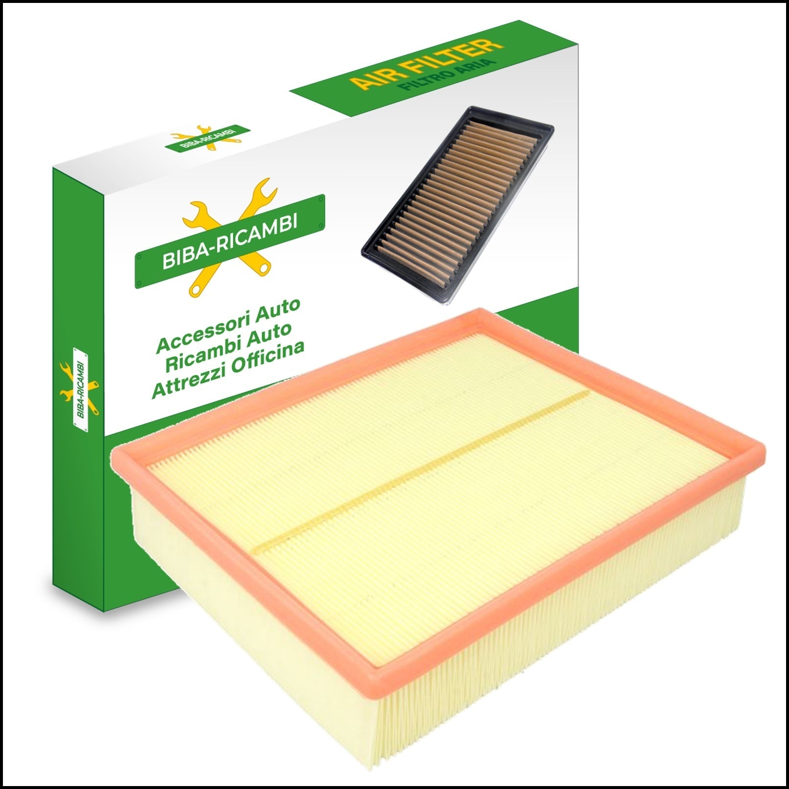 Filtro Aria Motore Adattabile Opel Frontera A (U92) 2.8 Diesel 83kw/113cv dal 1996> BIBA-RICAMBI
