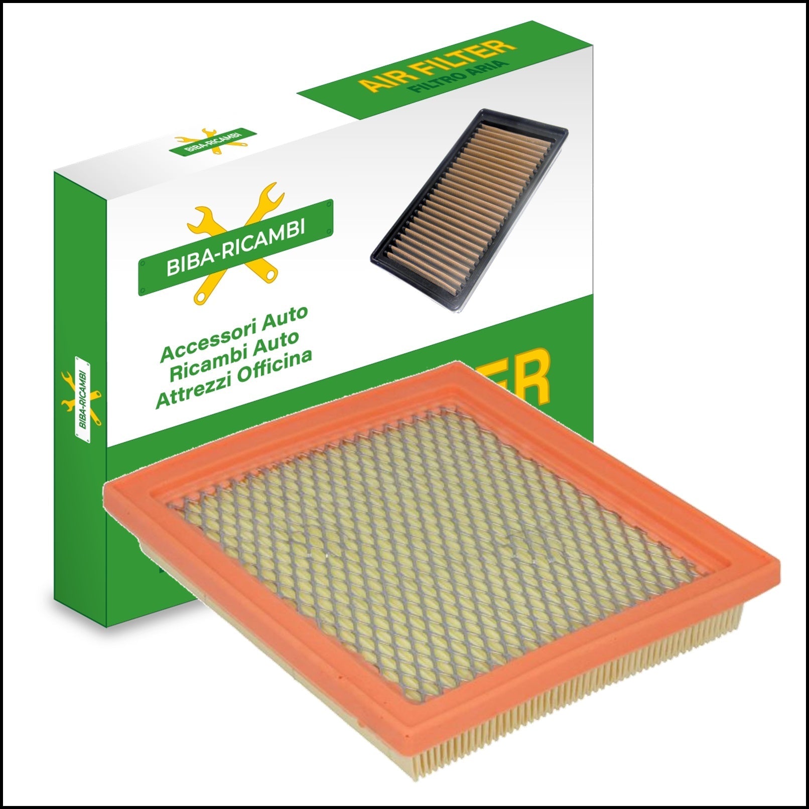 Filtro Aria Motore Adattabile Nissan Micra II 1.4 Benzina 60kw/82cv dal 1992> BIBA-RICAMBI