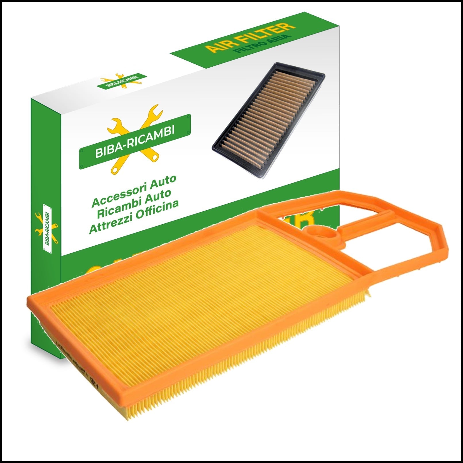 Filtro Aria Motore Adattabile Seat Leon I 1.6 Benzina 77kw/105cv dal 2000> BIBA-RICAMBI