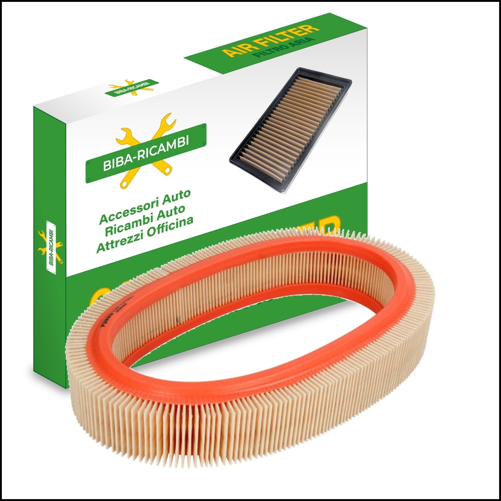 FILTRO ARIA MOTORE MISURE 244x186x50 | art.6388 BIBA-RICAMBI