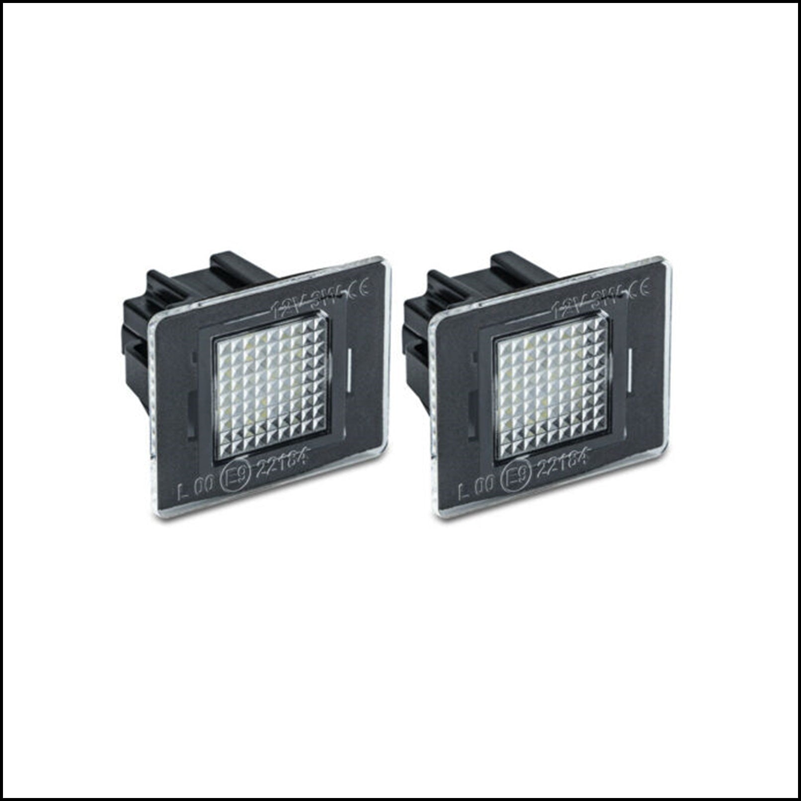 Lampadine Placchette Luci Targa Led Specifiche Adattabile Mercedes-Benz SLK III (R172) dal 2011> BIBA-RICAMBI