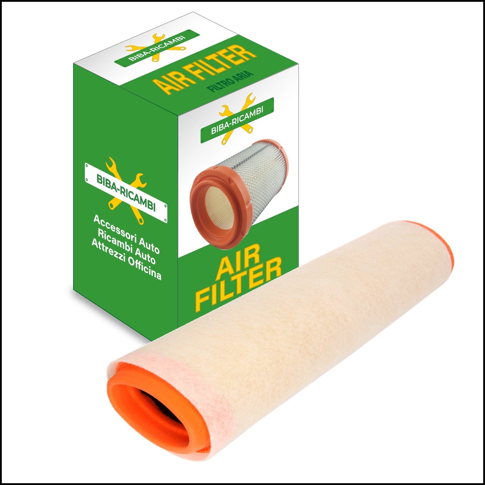 Filtro Aria Motore Adattabile Bmw X5 (E53) 3.0d 155/160kw dal 2003-2006 BIBA-RICAMBI