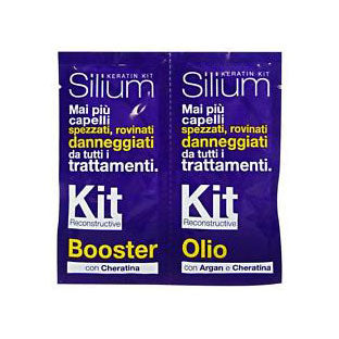 SILIUM KERATIN KIT TRATTAMENTO CHERATINA & ARGAN 2 X 12 ML - BIBA-RICAMBI