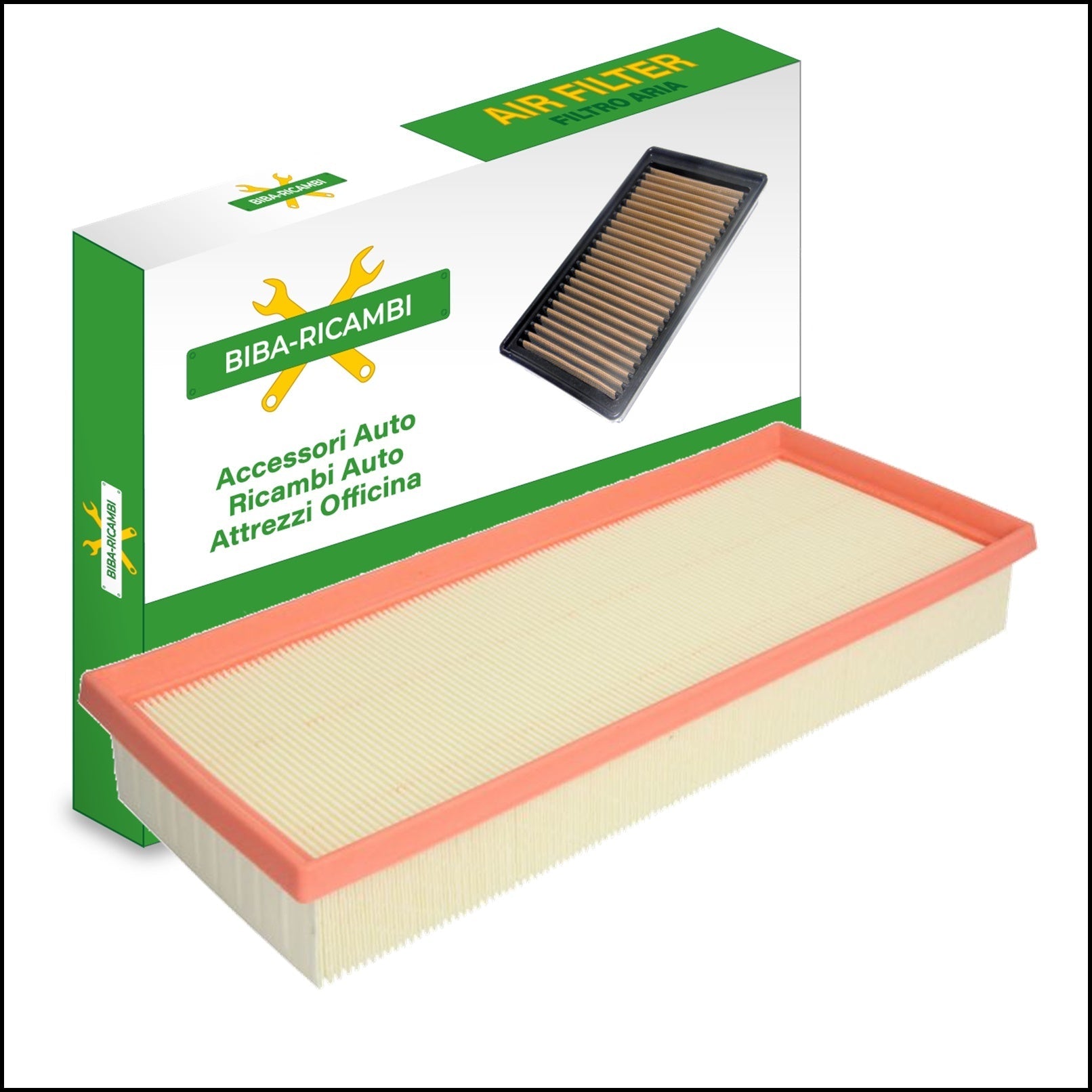 Filtro Aria Motore Adattabile Ford Mondeo III 2.0 Diesel 66/85/92/96kw dal 2000> BIBA-RICAMBI